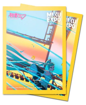 Produktbild von Ultra Pro - 10th Anniversary - Stream 100ct Deck Protector Sleeves for Hatsune Miku - Stream