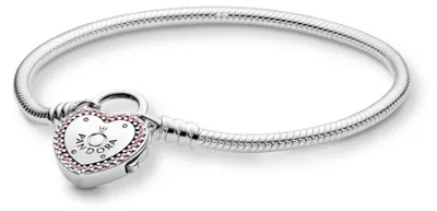 Zdjęcie produktu dla Bransoletka Pandora 596586FPC, "Obietnica miłości", srebro próby 925, długość 20 cm
