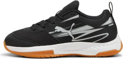 A side view of a single Puma shoe.
