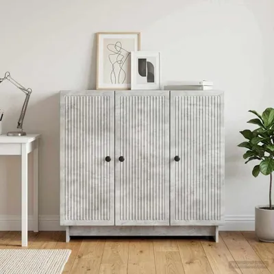 Immagine prodotto di Credenza vidaXL grigio cemento 89 x 34,5 x 80 cm in materiale composito