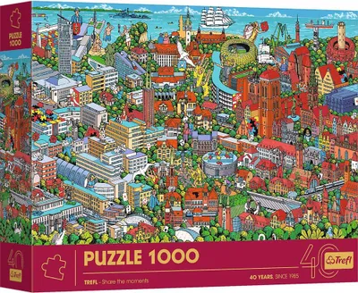 Zdjęcie produktu dla TREFL Puzzle 1000 elementów - Trójmiasto 10924