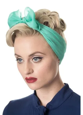 Produktbild von Banned Chiffon Halstuch / Kopftuch - Gradiation Scarf Minzgrün