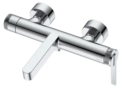 Obrázek produktu pro Avapax | Nástěnná baterie vanová - lesklý chrom - mosaz - se sprchovým přepínačem - model Aurevo Abau2111h1