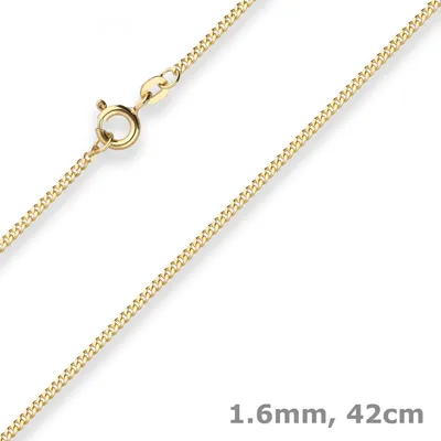 1-6mm-Panzerkette-aus-333-Gelbgold-42cm
