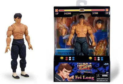 Immagine prodotto di Jada Action Figure, Street Fighter II, Fei-Long, 15 cm, 9334217314R00