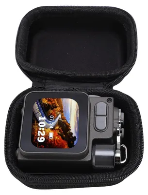 Produktbild von Kompakter, tragbarer Bluetooth-Lautsprecher mit Touchscreen, tiefem Bass, kabellosem Stereo-Sound, Mikrofon, App-Anbindung für Smartphone, Computer, Musikwiedergabe und Anrufe