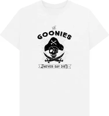 Produktbild von The Goonies - "Never Say Die" T-Shirt für Herren/Damen Uni PN2080 (S) (Weiß)
