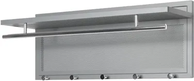 Produktbild von Unyqoos® Modern Metall-Wandkleiderhalter mit Chromknöpfen und -stangen für jeden Raum