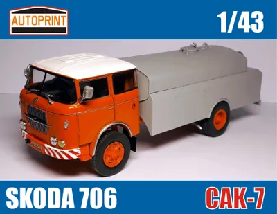 Zdjęcie produktu dla Zestaw do konwersji ŠKODA 706 CAK-7 AUTOPRINT 1:43