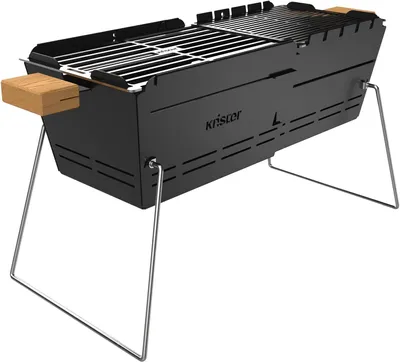 Produktbild von Mobiler Holzkohlegrill für unterwegs und zum Grillen für bis zu 8 Personen