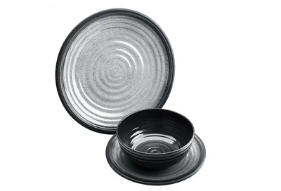 Zdjęcie produktu dla Flamefield Geschirrset "Granite"12-teilig 114938 5023412001125