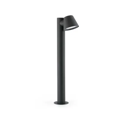 Produktbild von Faro 71352, Außensockel-/Pfostenbeleuchtung, Dunkles Grau, Aluminium, IP44, I, GU10