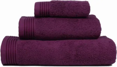 Produktbild von framsohn Badetuch 'Premium' 100 x 150 cm Wineberry - Violett #