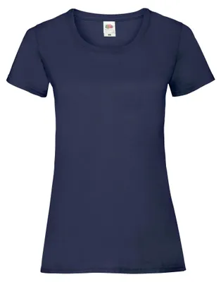 Immagine prodotto di Fruit of the Loom - Maglietta "Valueweight" da donna FK3173 (L) (blu navy)