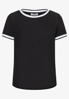 Produktbild von MORE & MORE Contrast Shirt 0790 black 44