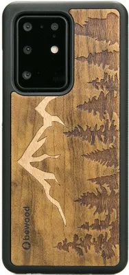 Produktbild von Holzhülle Bewood für Galaxy S20 Plus, Imbuia-Gebirge