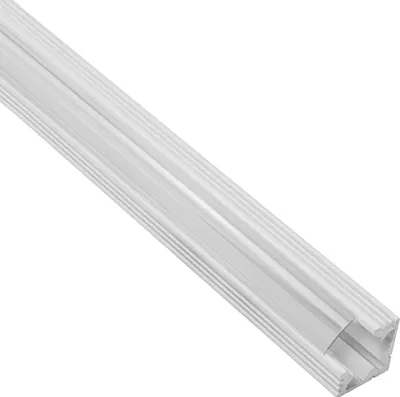 Produktbild von A19 LED Aluprofil Weiss Eckprofil 90° 2m klar