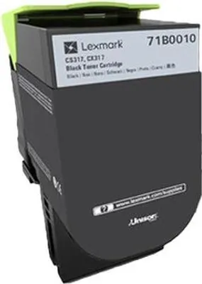 Produktbild von Lexmark - Schwarz - original - Tonerpatrone LCCP, LRP - für Lexmark CS317dn, CX317dn