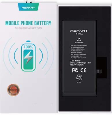 Zdjęcie produktu dla Akumulator Tradebit do Apple iPhone 8 Plus 2691 mAh – akumulator do telefonu komórkowego, akumulator litowo-jonowy, akumulator zamienny, akumulator do smartfona, naprawa