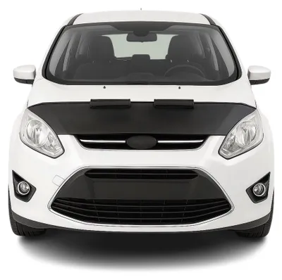 Produktbild von Haubenbra Steinschlagschutz Bonnet Bra für Ford C-Max 2015-2019 Schwarz Halb