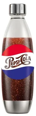 Produktbild von SODASTREAM Sprudelwasserflasche – Fuse Pepsi Metal Limited Edition – 1 l – Spülmaschinenfest – BPA-frei – Sammlerdesign