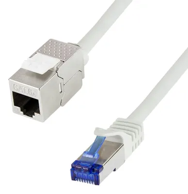 Zdjęcie produktu dla LogiLink CC5112S, 20 m, Cat6a, S/FTP (S-STP), RJ-45, RJ-45, Szary