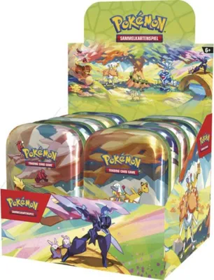 Produktbild von Pokémon Farbenfrohes Paldea Mini-Tin Display Deutsch