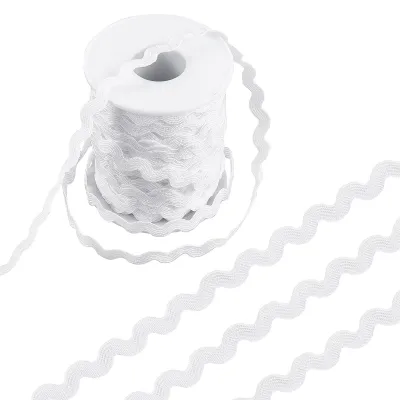 Wellenband RIC-RAC 25 Yards 5 mm Polyester Nähband für DIY