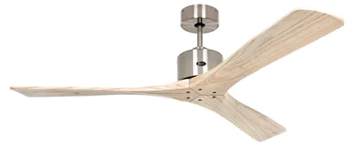 Immagine prodotto di Ventilatore da soffitto con telecomando Macau Cromo / Legno naturale