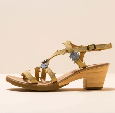 Produktbild von El Naturalista Sandalen mit Absatz Damen N5496F PLEASANT SUNLIGHT / SYLVAN SANDALIA Farbe Gelb
