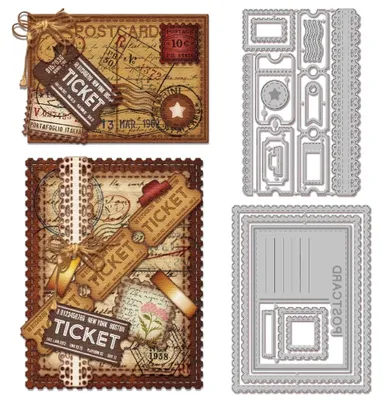 Productafbeelding van Snijmallen voor Kaarten Maken en Scrapbooking met Diverse Ontwerpen