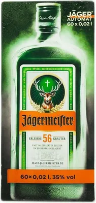 Produktbild von Jägermeister Kräuterlikör Party-Pack 60 x 20ml 35% Vol.