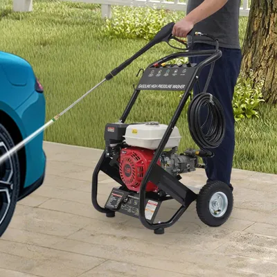 Imagen del producto de Lavaadora a presión a gasolina - Motor de 7,5 CV - Presión de 2200 PSI