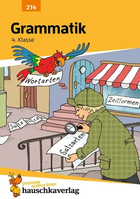 Immagine prodotto di Deutsch 4. Klasse Übungsheft - Grammatik: Wortarten, Satzglieder, die vier Fälle