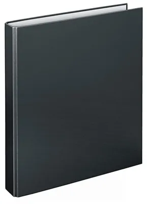 Produktbild von Ringordner Basic A4 PP kaschiert 2-D-Ring-Mechanik 25mm schwarz Packung mit 10 Stück