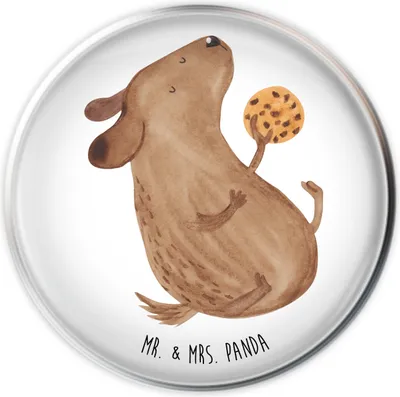Produktbild von Mr. & Mrs. Panda Waschbecken Stopfen Hund Keks - Weiß - Geschenk, Leckerli, Abflussstopfen, Hundekekse, Hundeleckerli, Ablaufgarnitur, Stöpsel, waschbeckenstöpsel