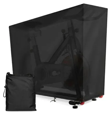 Immagine prodotto di Copertura impermeabile per bicicletta, adatta per l'inverno, in tessuto Oxford 210D, colore nero, inclusa una custodia