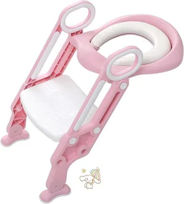 Productafbeelding van Famanu kinderpotten met trap - Verstelbaar toiletaccessoire voor kinderen van 1 tot 7 jaar