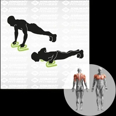Produktbild von Schildkröt - Fitness Schildkröt Fitness PUSH UP BARS, 2 Liegestützengriffe, (grey-green)