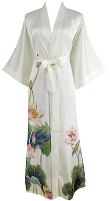 Obrázok produktu pre Dámsky kimono Ledamon – dlhý župan s kvetinovým vzorom, pyžamo