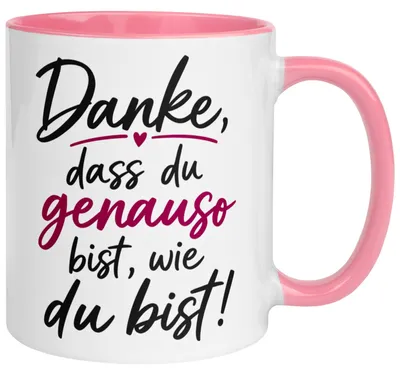 Produktbild von Tasse Kollegin – „Danke dass du bist wie du bist“ – Geschenk Beste Arbeitskollegin