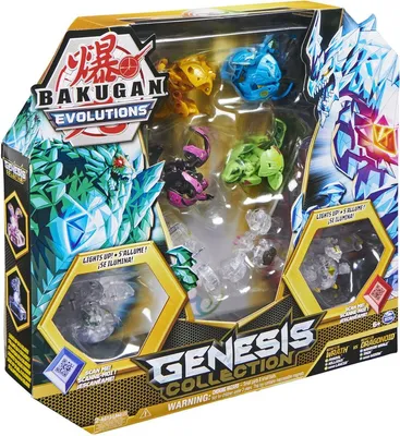 Obrázok produktu pre Bakugan BTB BakuganGenesisColection S4 GML, Hádzací vĺčik, 6 rok / roky, Vyžadované batérie