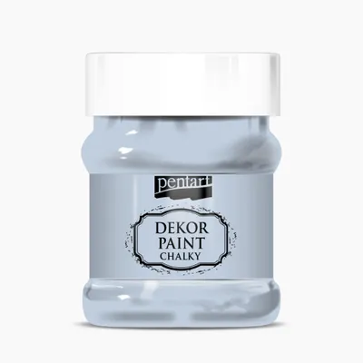 Produktbild von PENTART Dekorfarbe Chalky, 230 ml, Eisblau