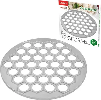 Produktbild von Teigform Assistent für Pelmeni oder Tortellini 37 Teigtaschen Durchmesser 25cm