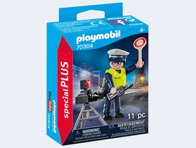 Image de PLAYMOBIL 70305 Politieman met Flitscontrole