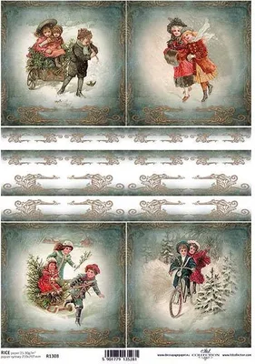 Image de ITD Papier de riz découpage papier de bricolage papier souple technique de serviette, enfants R1308