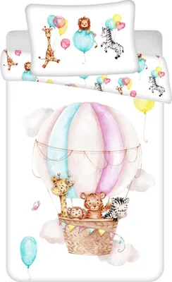 Produktbild von Sweet Home Kleinkind Bettbezug Luchtballon - 100 x 135 cm