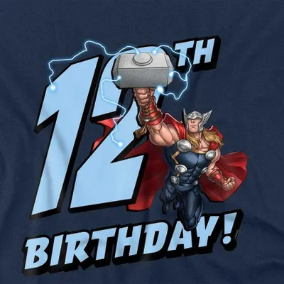Immagine prodotto di Thor - Felpa per bambini, 12° compleanno TV29629 (140-146) (blu navy)