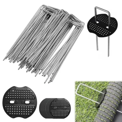 Immagine prodotto di 60 picchetti di ancoraggio, dimensioni 150 x 40 x 2,5 mm, picchetti zincati per il giardino