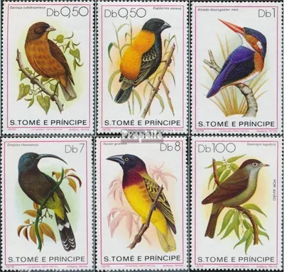 Produktbild von Briefmarken Sao Tome e Principe 1979 Mi 604-609 (kompl.Ausg.) postfrisch Vögel